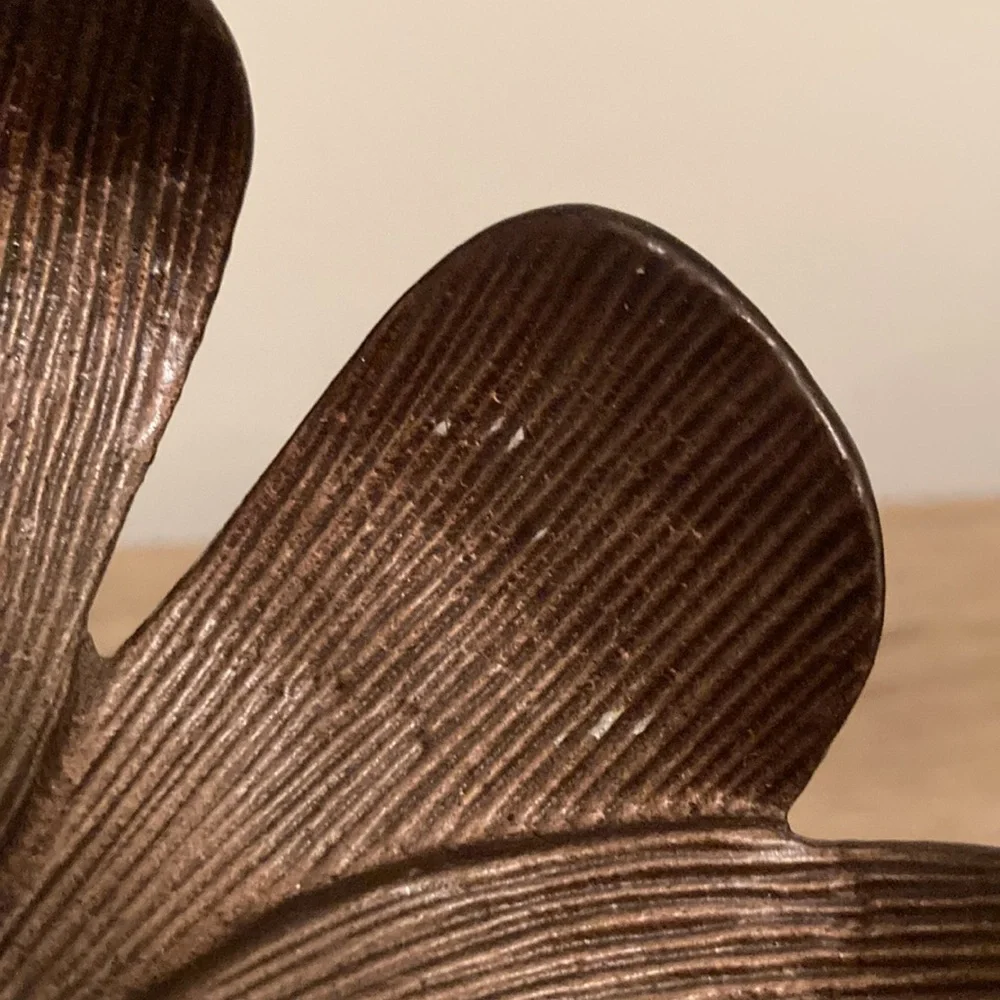 Michael Aram tulip servers brown enamel - Picture 12 of 14